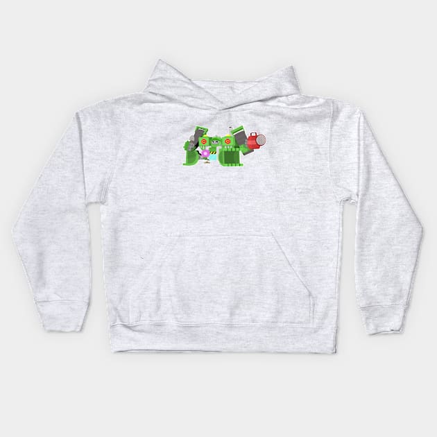 Rescue Bots - Boulder Kids Hoodie by TheGreatJery